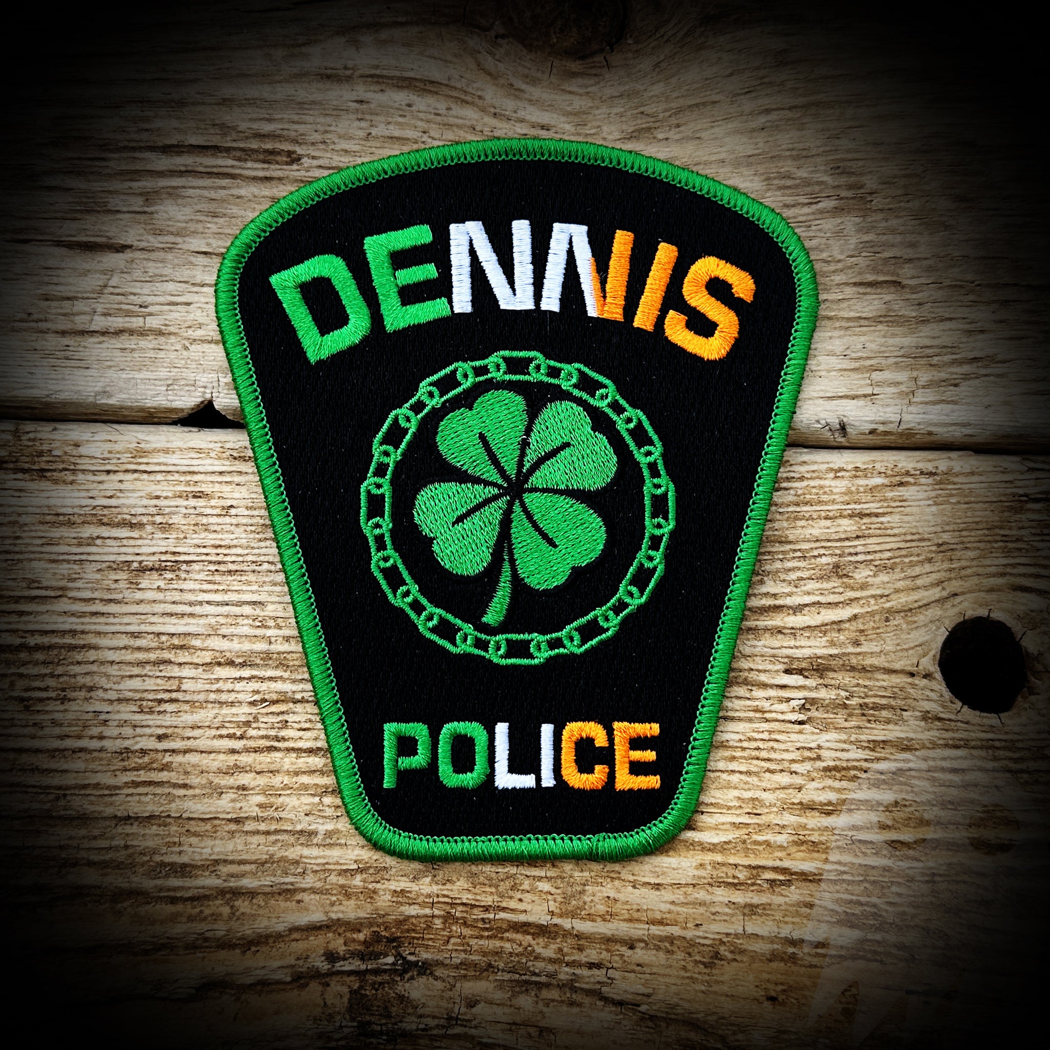 Dennis, MA Police Department 2023 St. Patrick's Day Patch - LIMITED AUTHENTIC