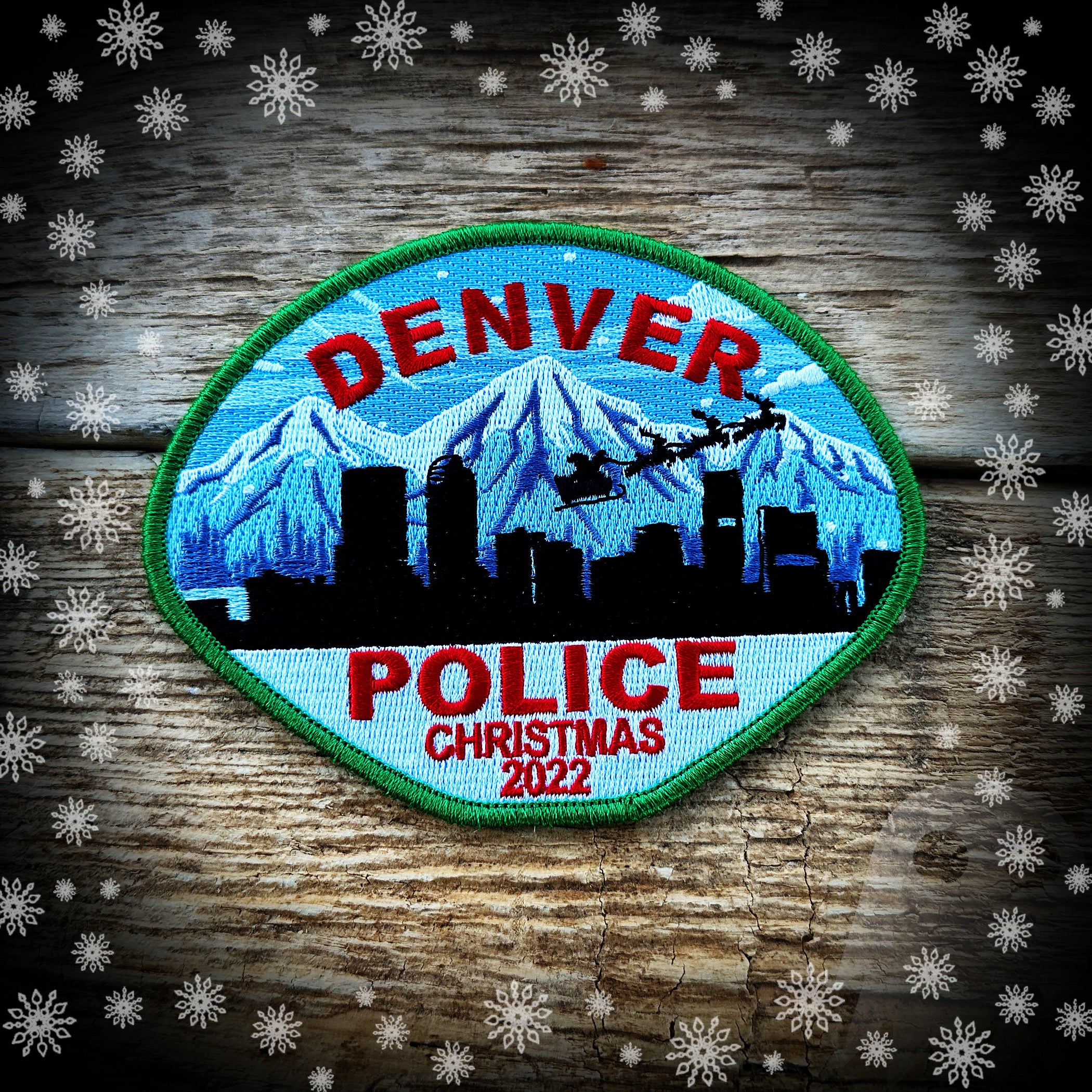 Denver, CO PD 2022 Christmas Patch - Authentic and limited!