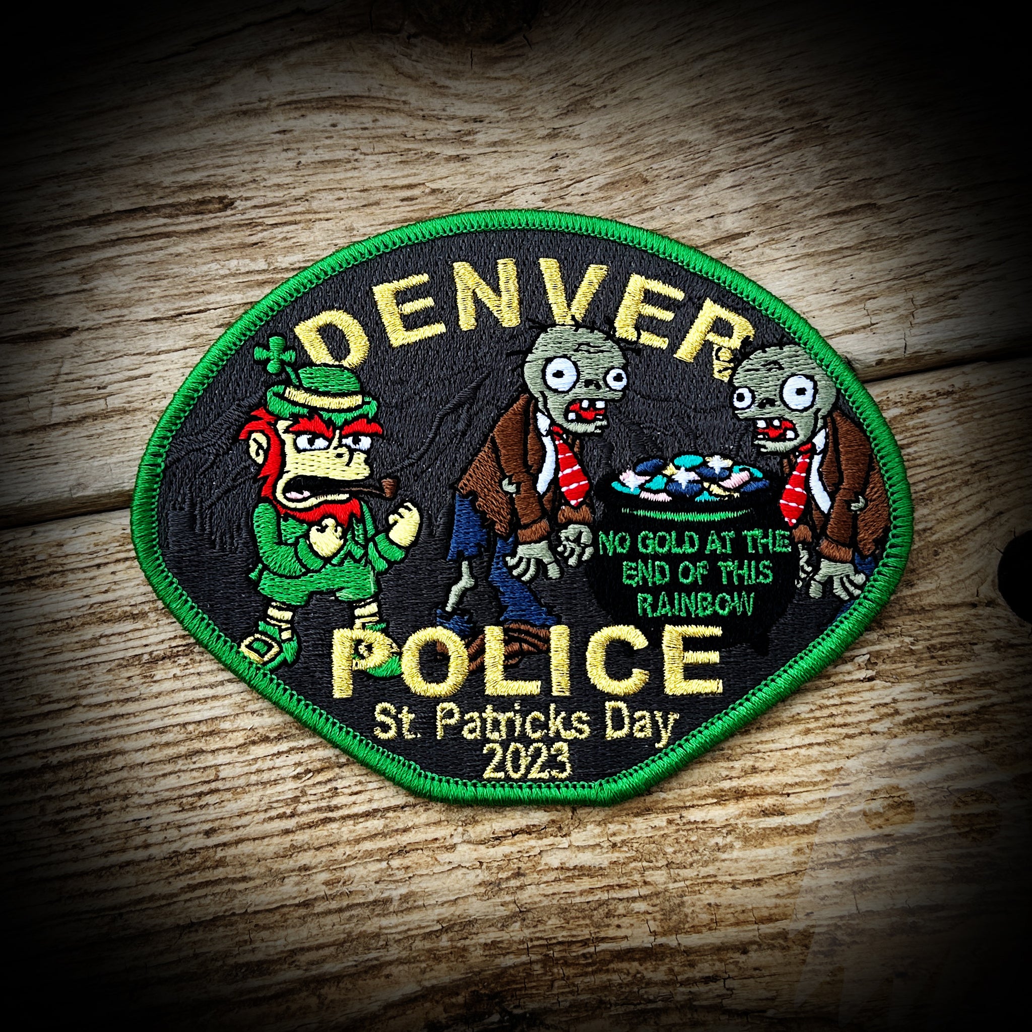 Denver, CO Police Department 2023 St. Patrick's Day Patch - LIMITED AUTHENTIC