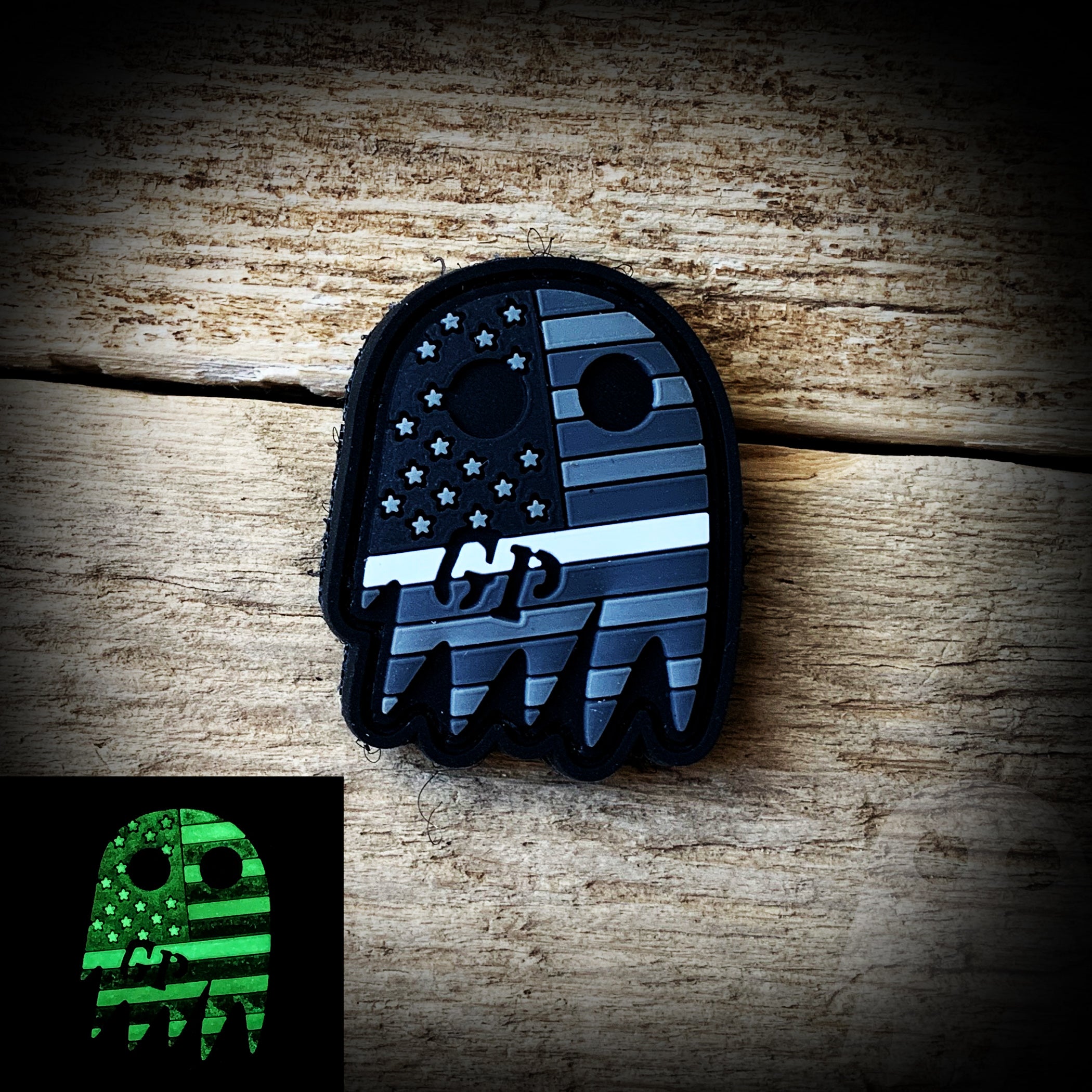 Thin White Line Boomer - GLOW IN THE DARK