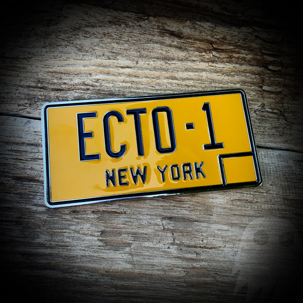 Ecto 1 - Ghostbusters Auto Badge License Plate