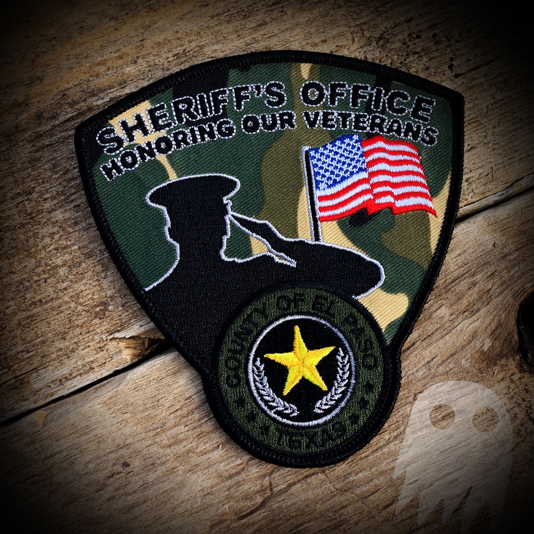 Authentic - El Paso County Sheriff's Office Veterans Patch – GHOST PATCH