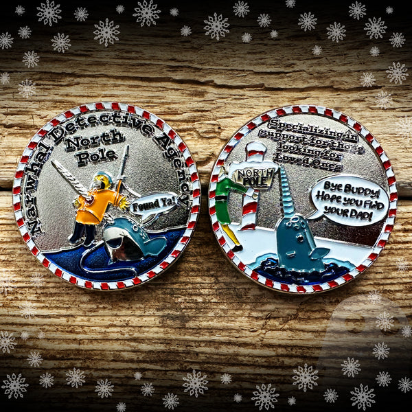 Narwhal Detective Agency Coin - Elf
