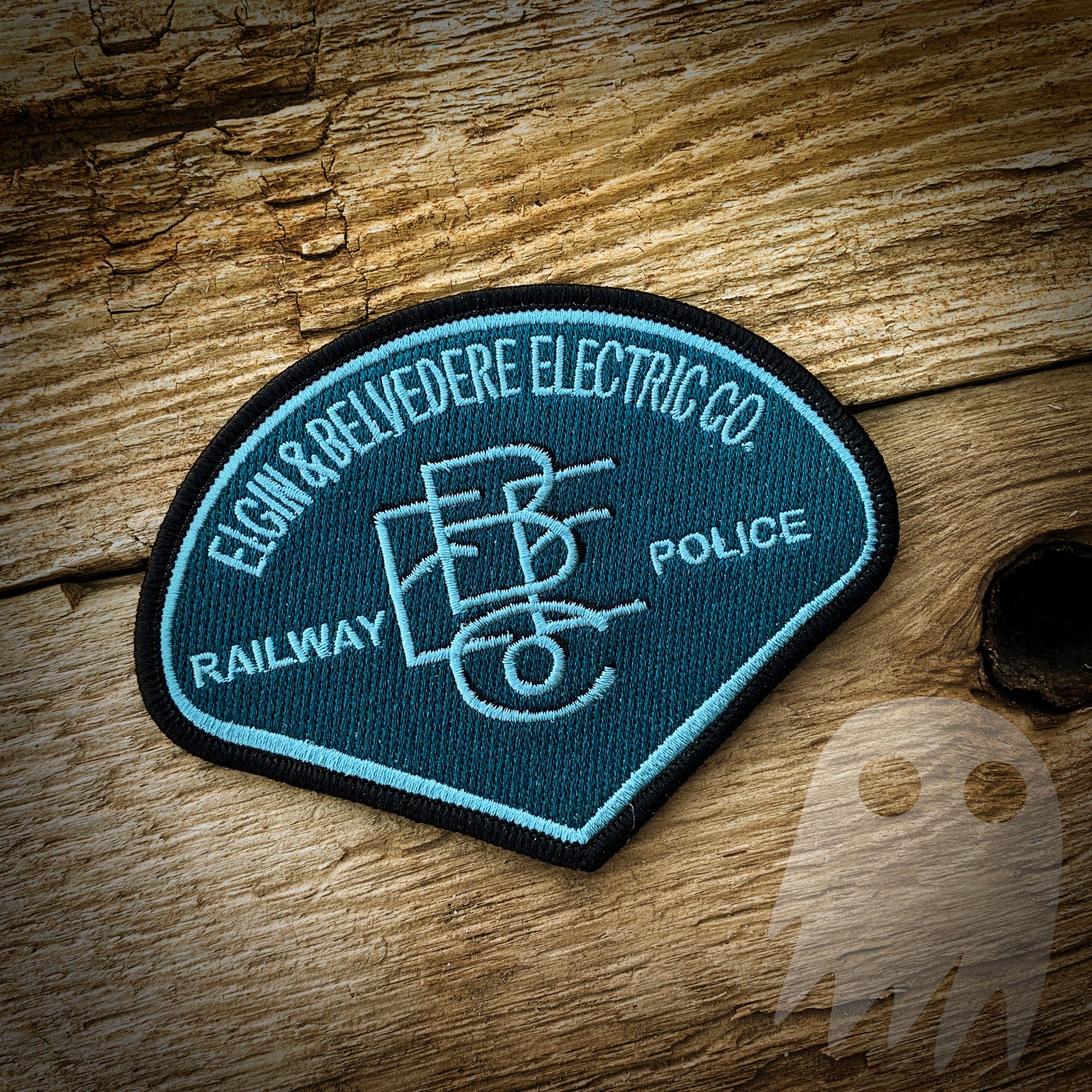 Authentic Elgin & Belvidere Electric Co. Railway Police Patch