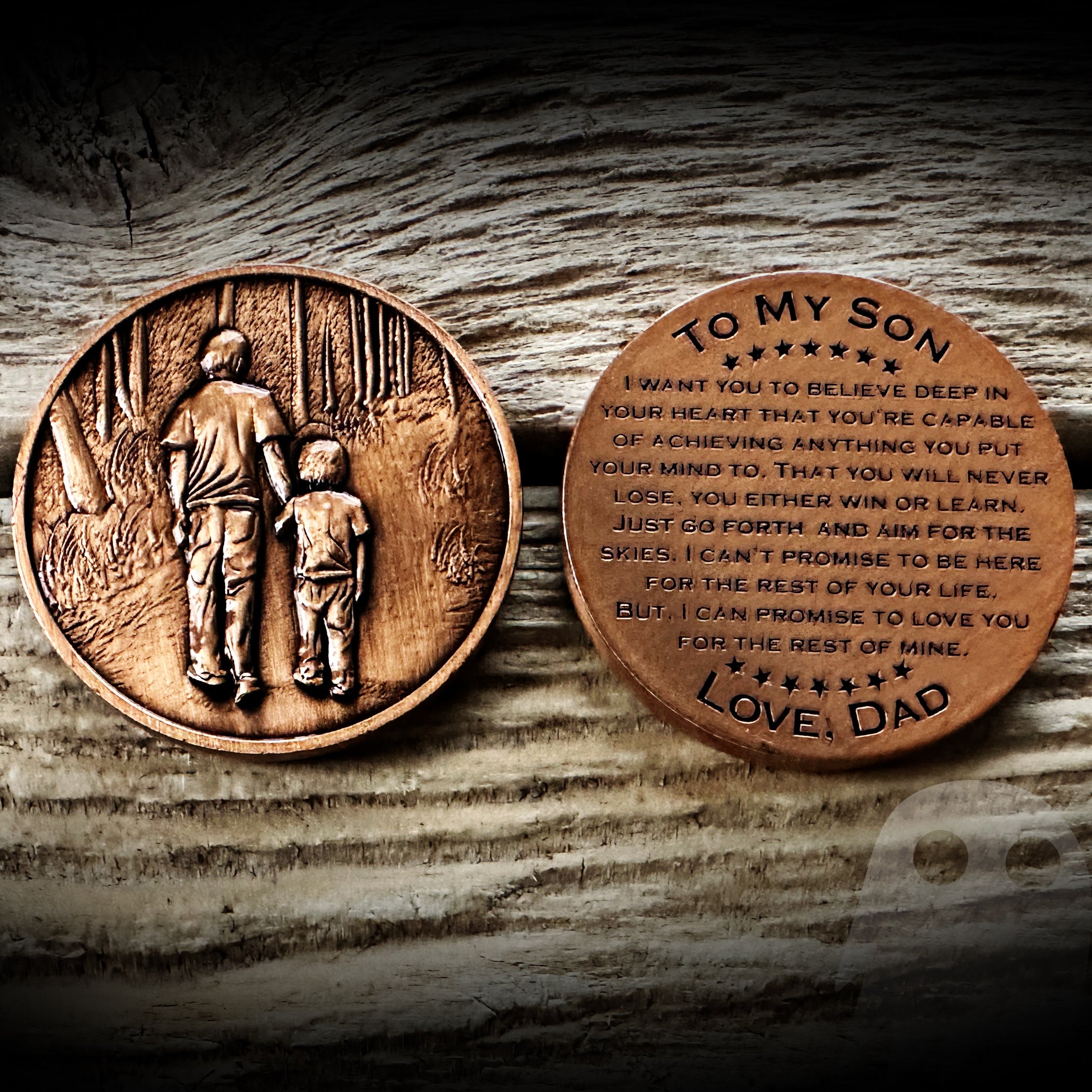 Father Son Coin - Copper