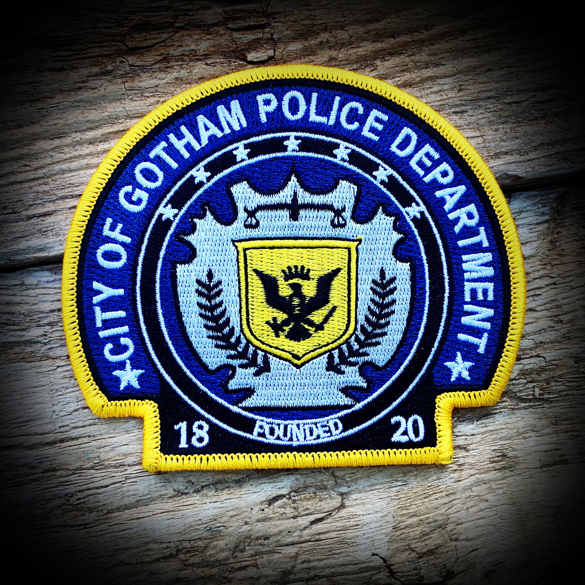 Police Patches With Velcro GOTHAM CITY POLICE Dept Logo Patch Iron On Sew  On Badge Embroidered Patch £2.89 - UK Nypd Patch, image size:2048x2048