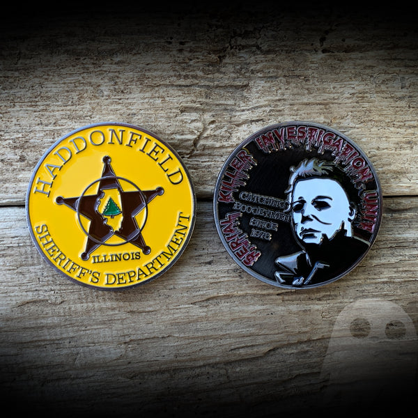 Haddonfield Sheriff's Department Serial Killer Investigation Unit Coin - Halloween Movies