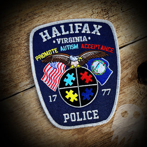 FUNDRAISER / AUTHENTIC - Halifax VA Police Autism Patch