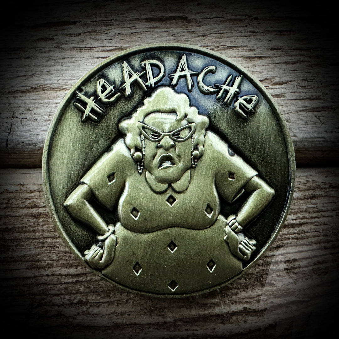 Headache - No Headache Decision Coin – GHOST PATCH