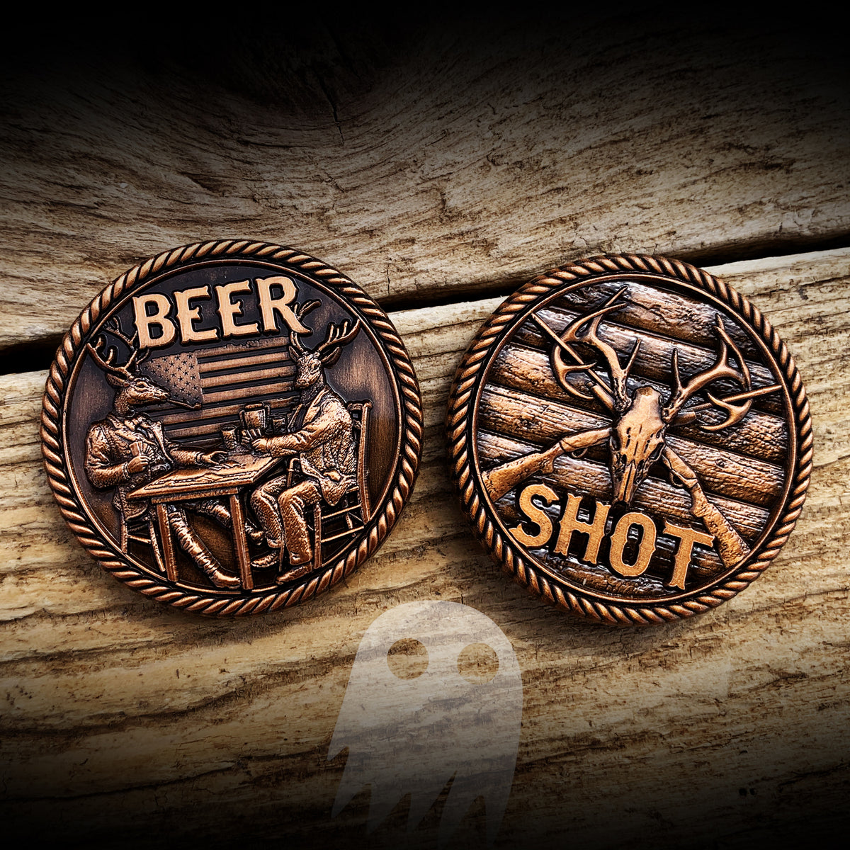 Hunter Drink Decision Coin – GHOST PATCH