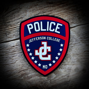 Jefferson College, MO Police Department PVC - Authentic