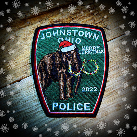 Johnstown, OH PD 2022 Christmas Patch - LIMITED AUTHENTIC