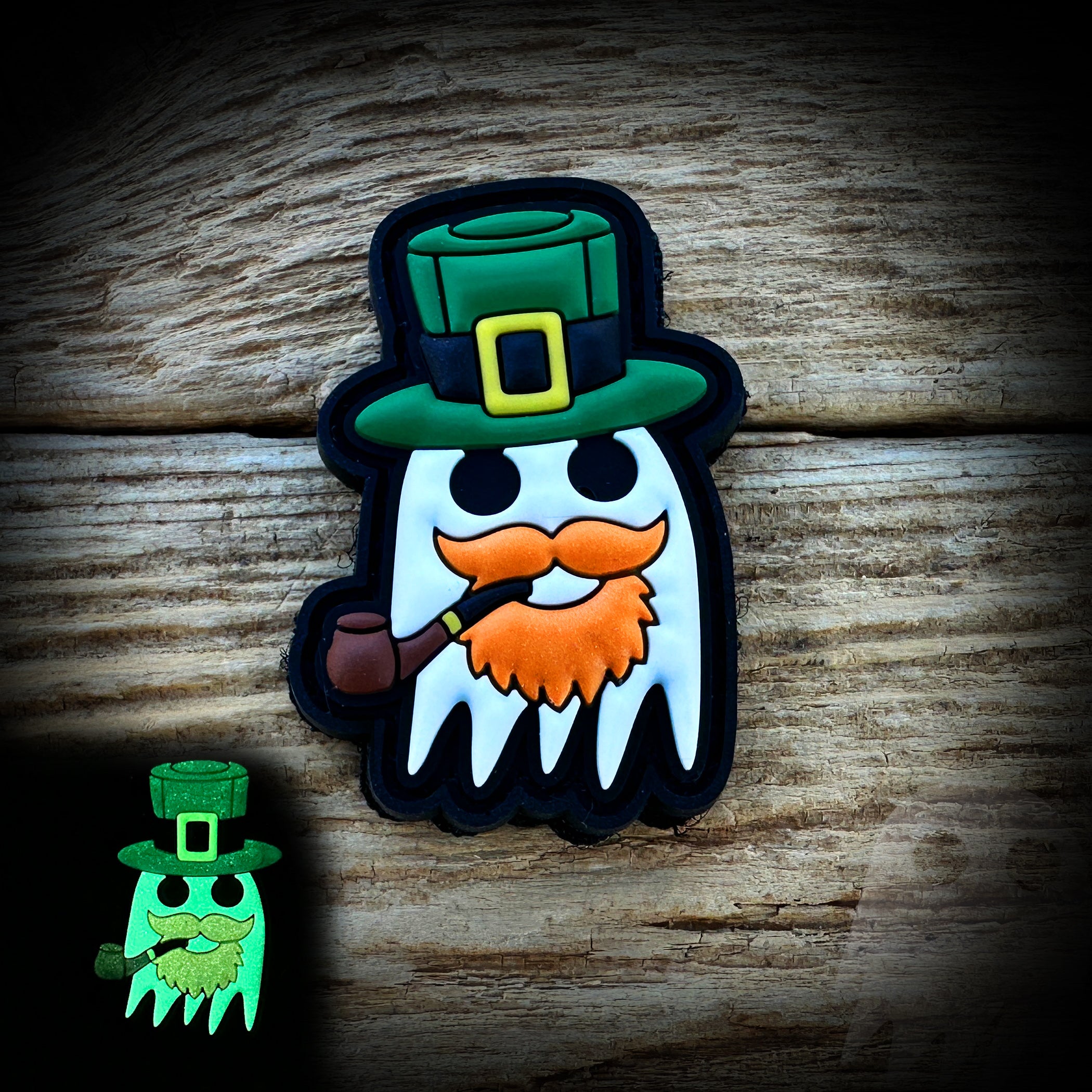 PVC Irish Boomer Morale Patch - Boomer O'Friggery Glow in the Dark PVC