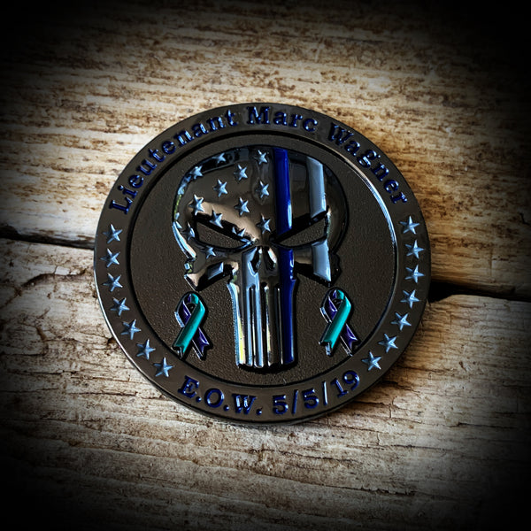 In Memory of Lt Marc Wagner - Painesville, OH Police Department Coin - Fundraiser