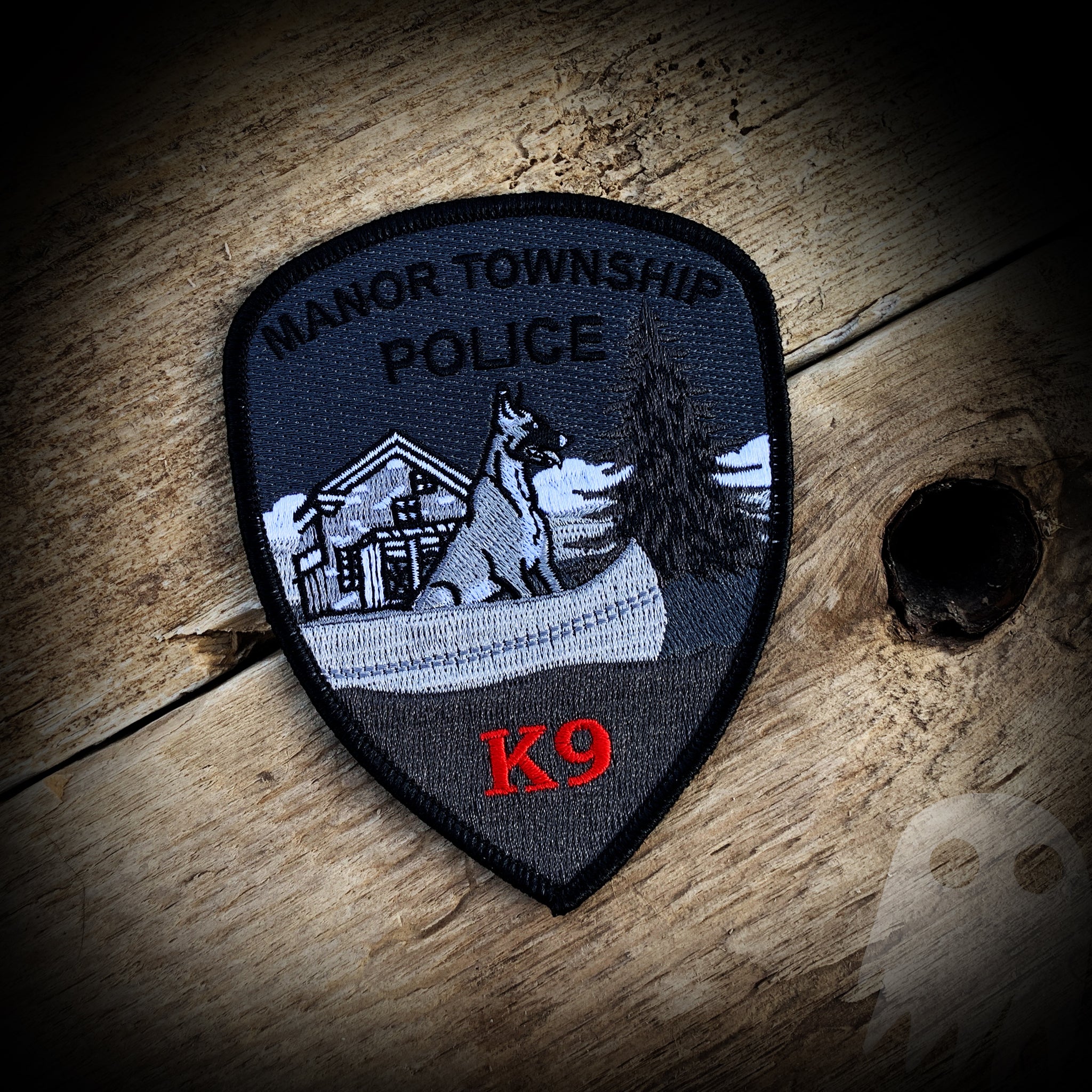 Authentic - Manor Township PA PD K9 Patch Subdued