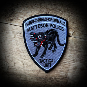 Matteson, IL PD Tractical Unit Patch - Authentic