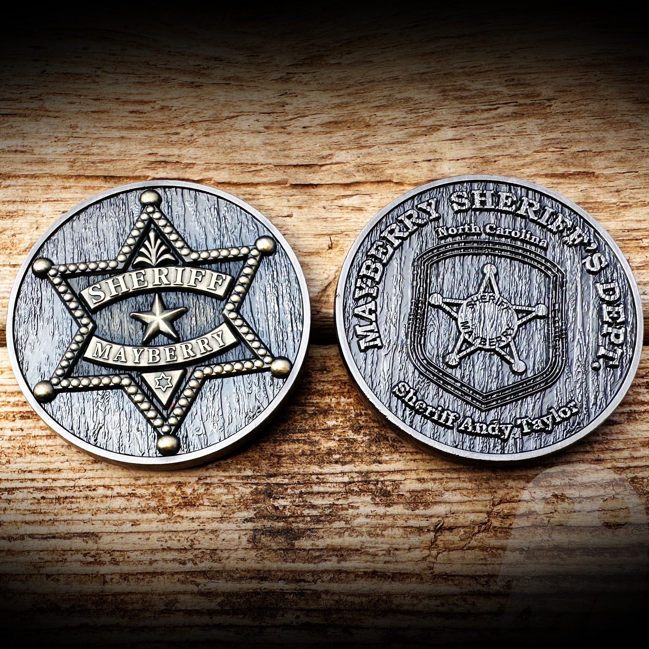 Challenge COIN - Mayberry County Sheriff's Department - The Andy Griffith Show - COIN