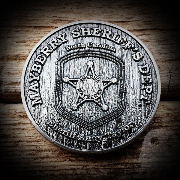 Challenge COIN - Mayberry County Sheriff's Department - The Andy Griffith Show - COIN