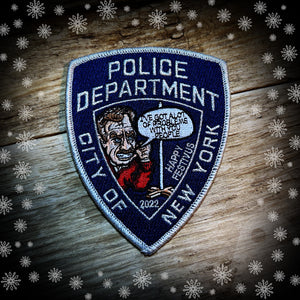 New York City, NY Police Department 2022 Festivus Patch - Authentic LIMITED