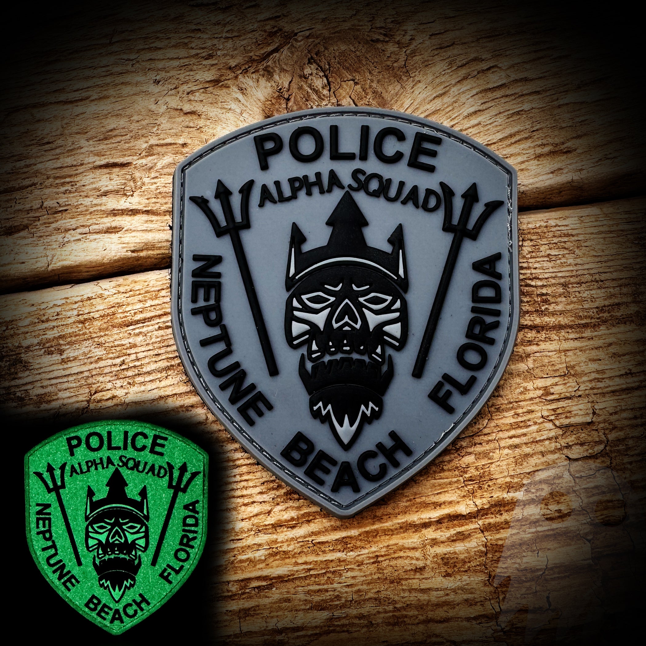 Neptune Beach, FL PD Alpha Squad PVC - Authentic