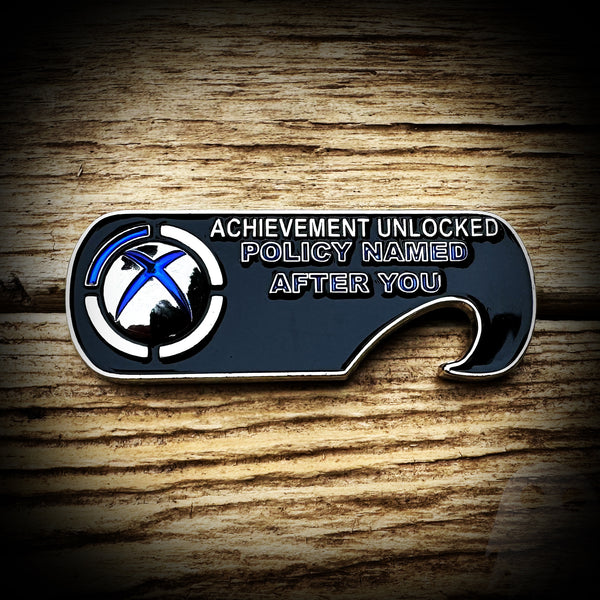POLICY NAMED AFTER YOU - PMPM Achievement Coin - w/ BOTTLE OPENER