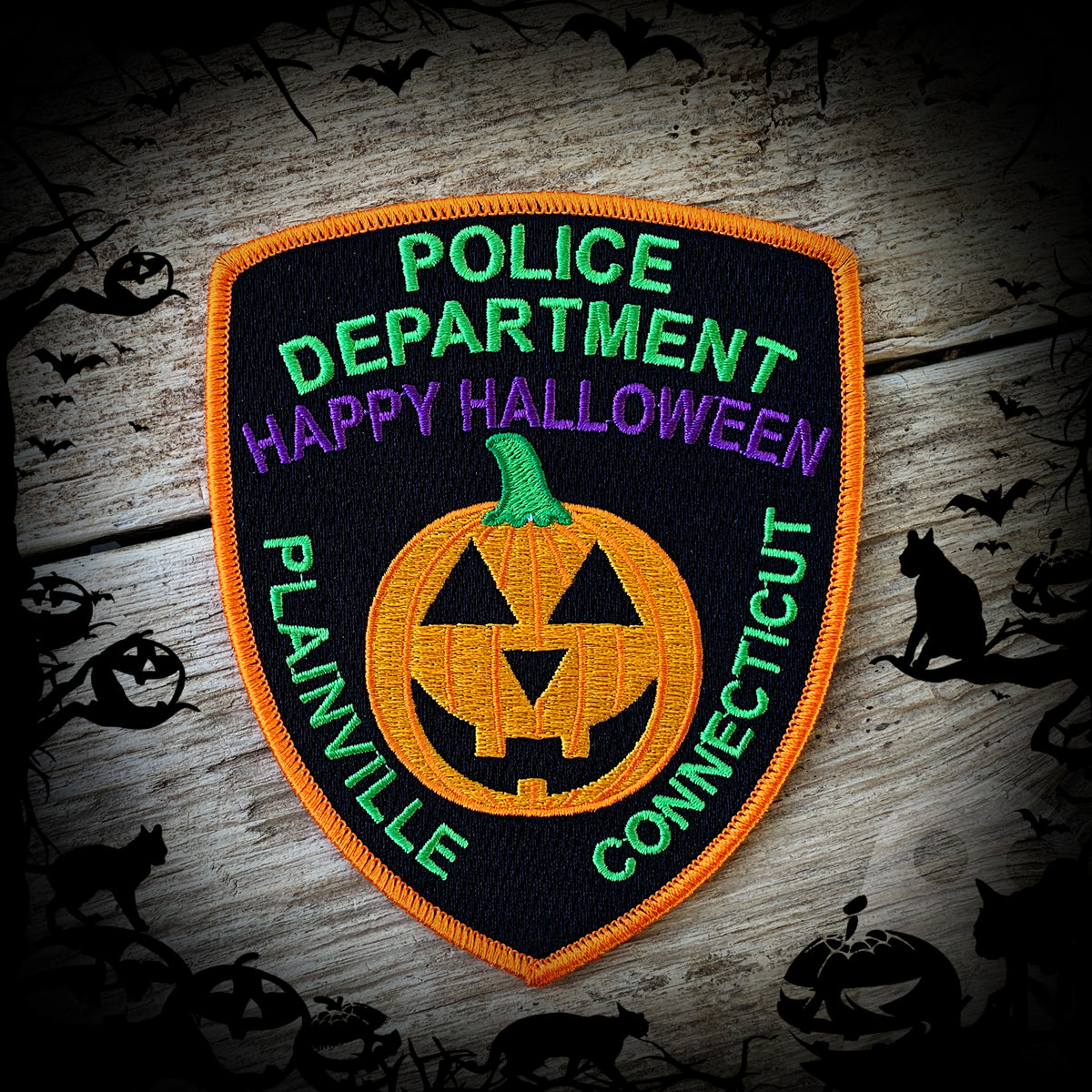 Plainville, CT PD 2022 Halloween Patch Authentic and limited! GHOST