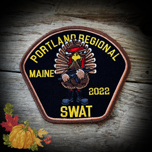 Portland, ME Regional Swat Team 2022 THANKSGIVING Patch - Authentic