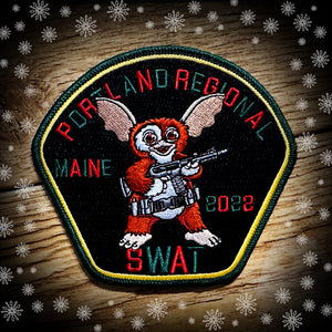 Portland, ME Regional Swat Team 2022 Christmas Patch - Authentic - HOHOHO