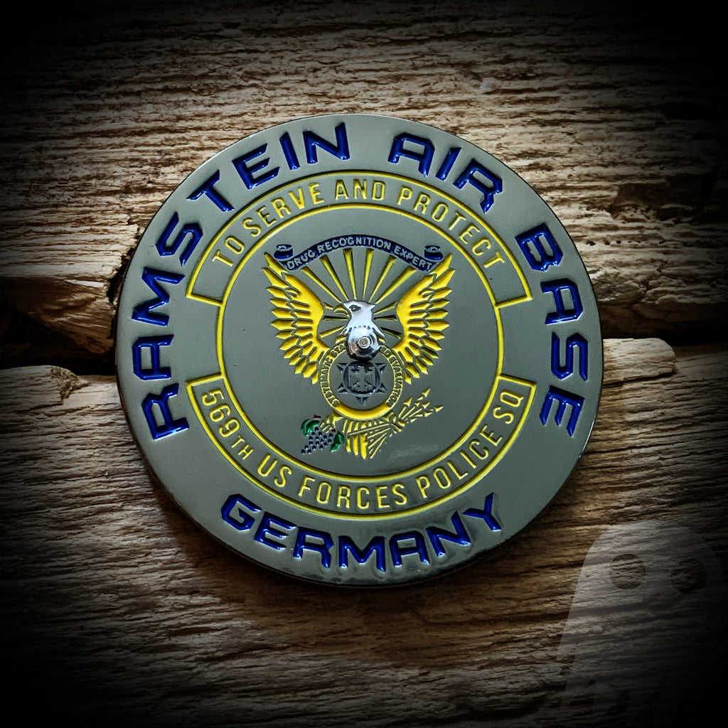  United States Air Force USAF Ramstein Air Base Germany  Challenge Coin : Collectibles & Fine Art