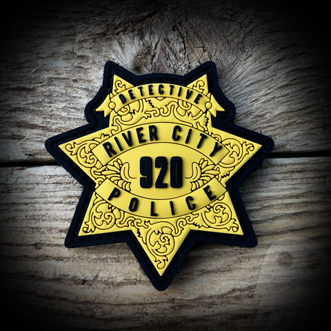 River City CA PD PVC Detective Badge