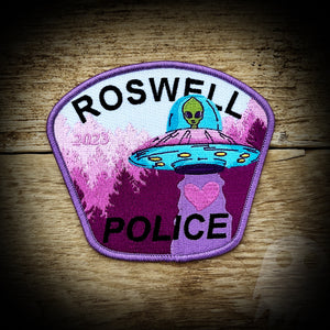 Roswell NM Police Patch FREE SHIPPING!