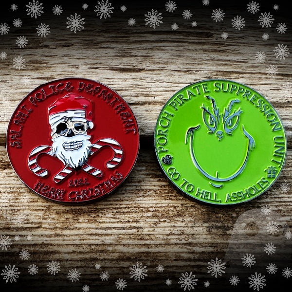 Christmas Mystery Patch & Coin Combo (You get both!)