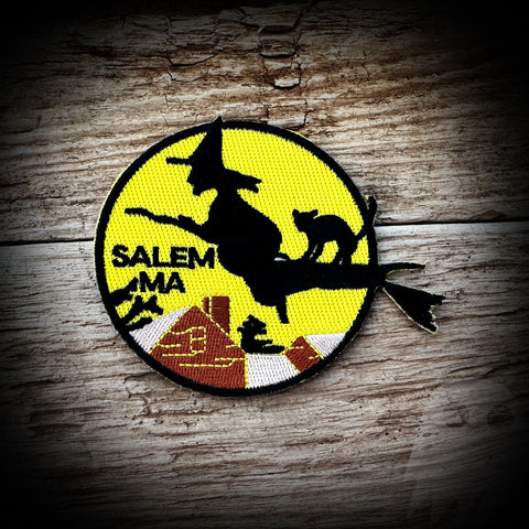 #9 Salem, MA Vintage Patch - Tourist Patch 70's