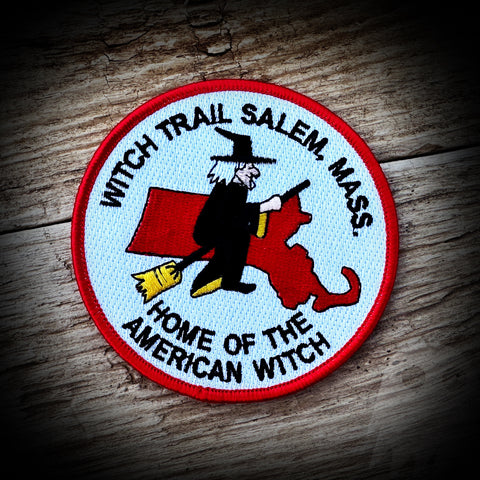 #7 Salem, MA Vintage Patch - Witch Trail
