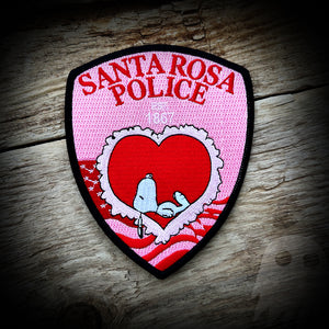 Santa Rosa, CA PD Valentine's Day Patch - Authentic and limited!