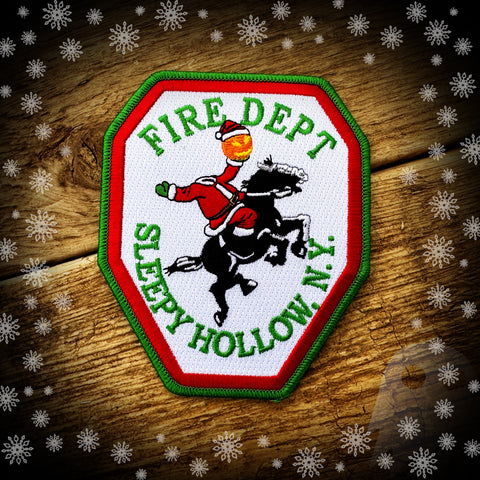 Sleepy Hollow, NY Fire Department 2022 Christmas Patch - Limited Authentic - FIRE FIRE XMAS