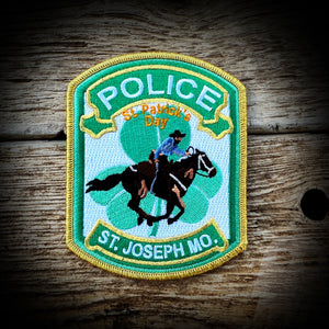 TRADITIONAL VERSION - St. Joseph, MO Police Department 2023 St. Patrick's Day Traditional Patch - LIMITED AUTHENTIC