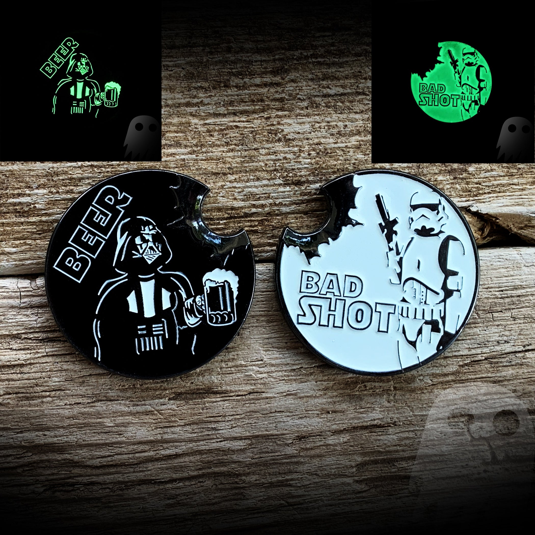 Shot Wars Drink Coin – GHOST PATCH