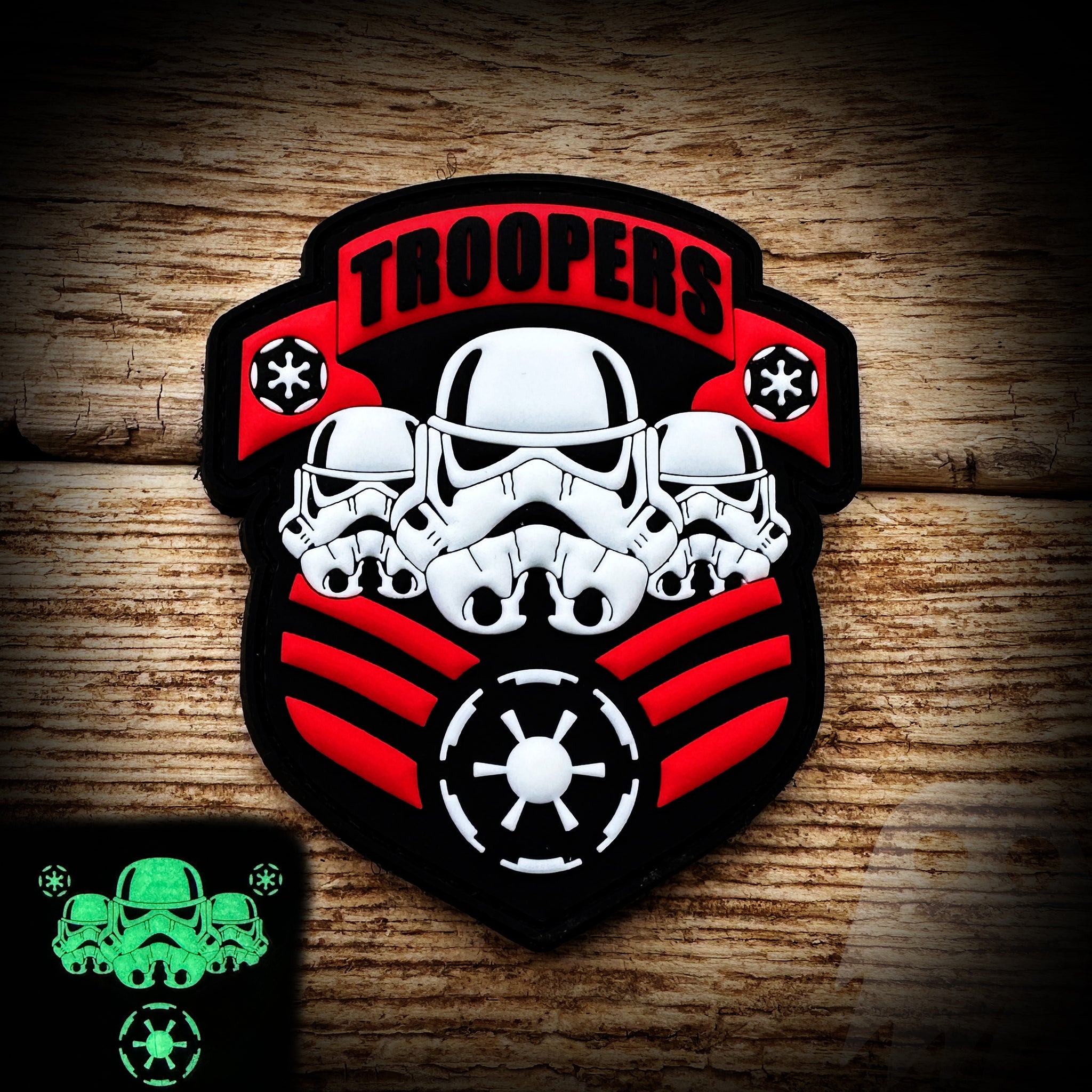 Troopers PVC Patch - Glow in the Dark
