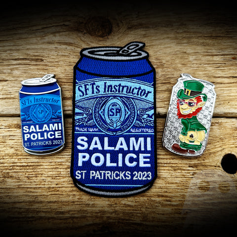 St. Patrick's Day Salami Mystery Patch & Coin Combo (You get both!)