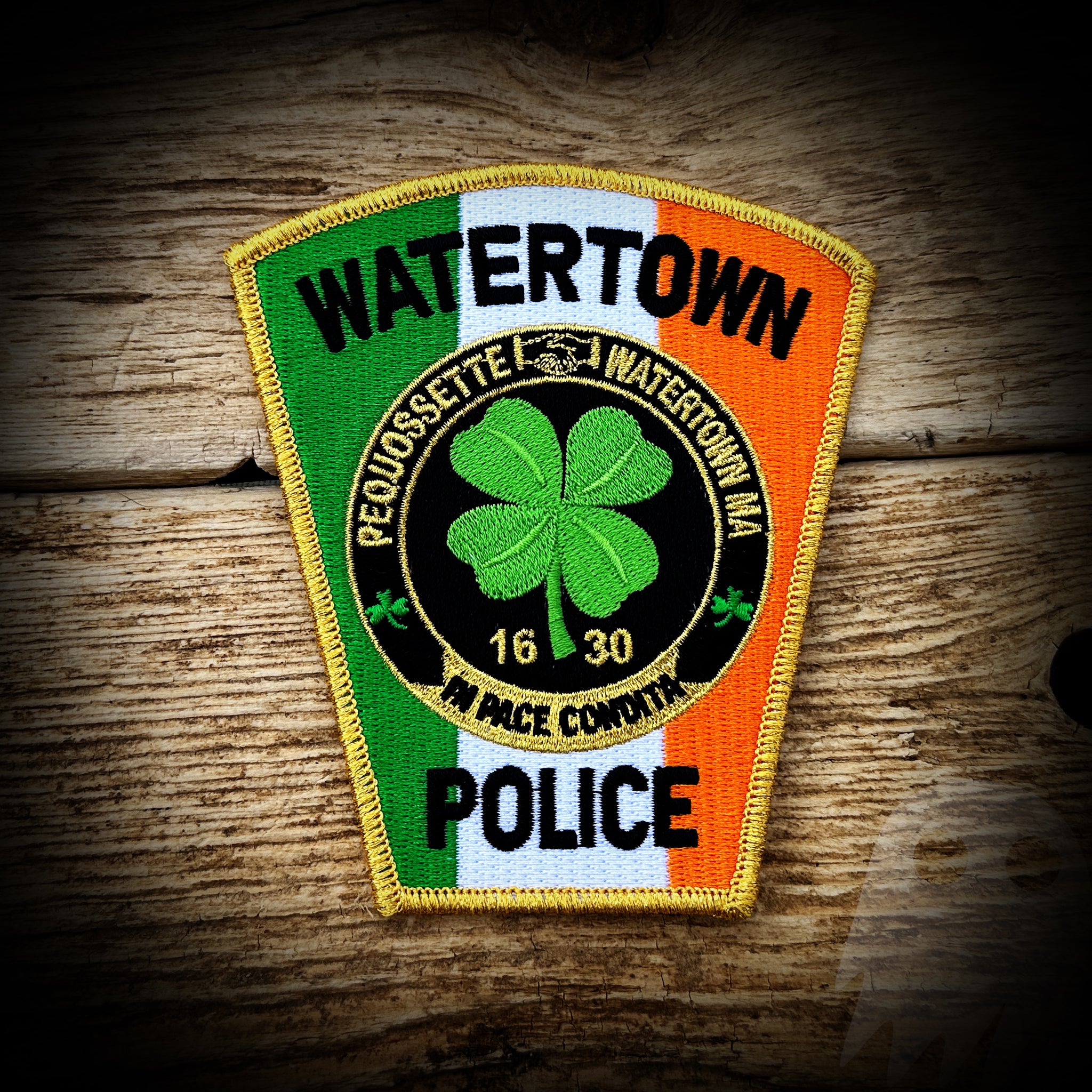 Watertown, MA Police Department 2023 St. Patrick's Day Patch - LIMITED AUTHENTIC