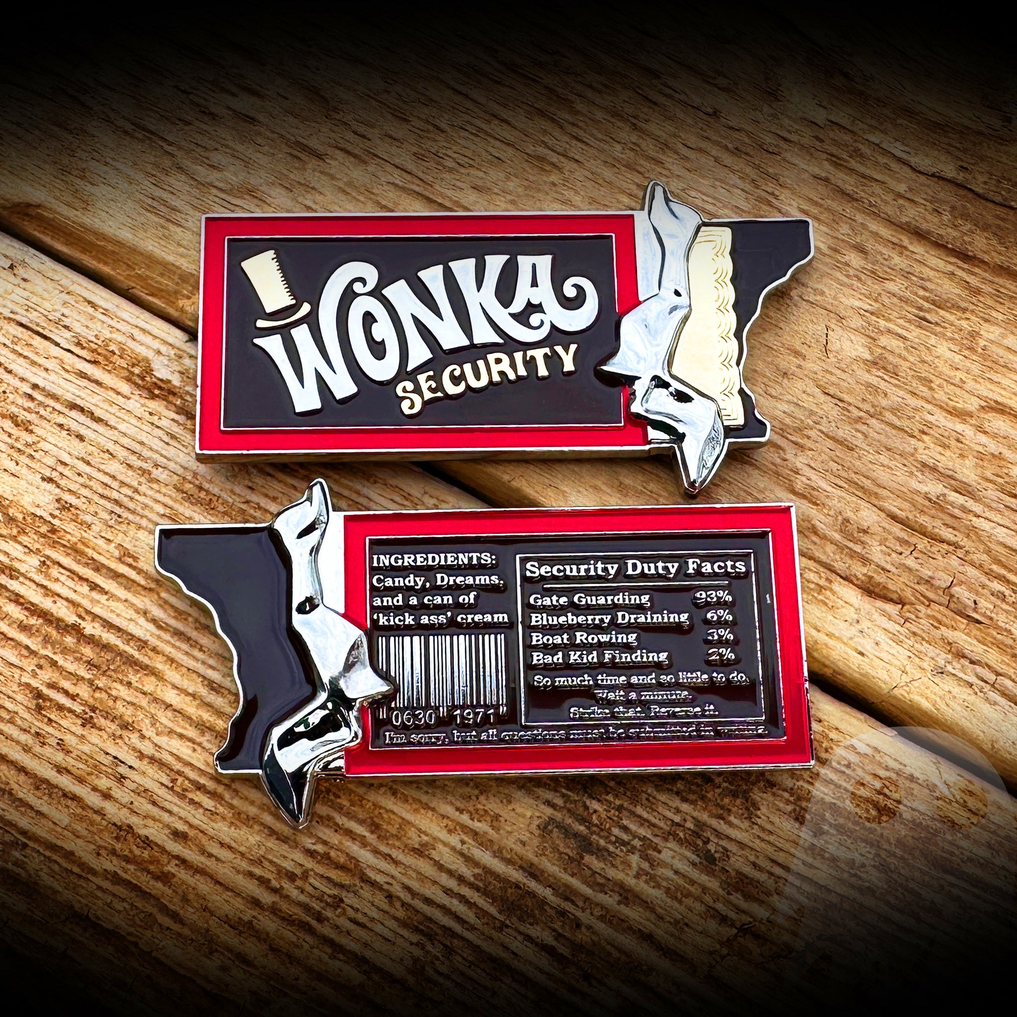 Challenge Coin - Wonka Security